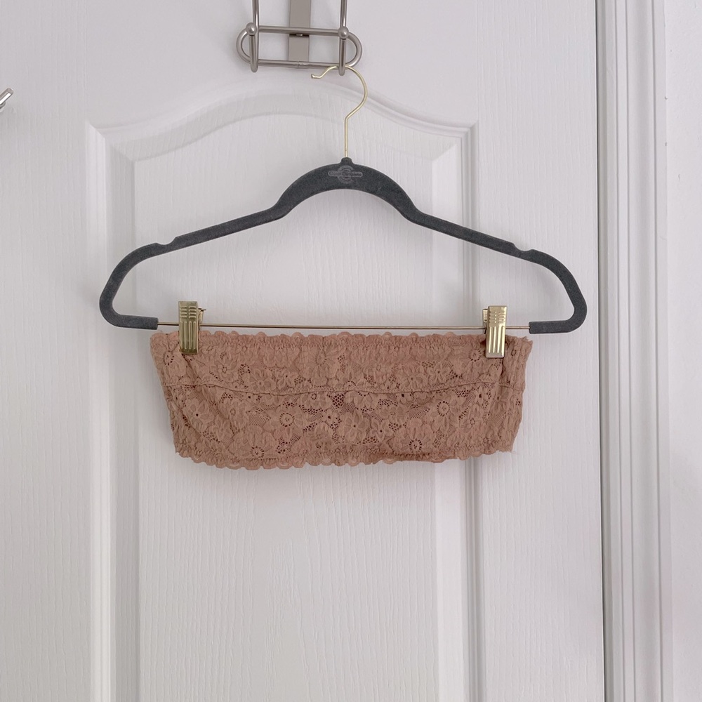 Aerie Nude Lace Bandeau (36B)